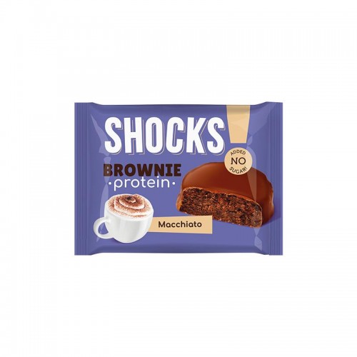 Брауни SHOCKS (50 г) Fitnes shock (9 шт в уп)