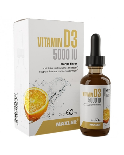 Витамин D3 5000IU (60 мл) Maxler