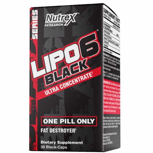 Жиросжигатель Lipo-6 Black Ultra concentrate (30 кап) Nutrex