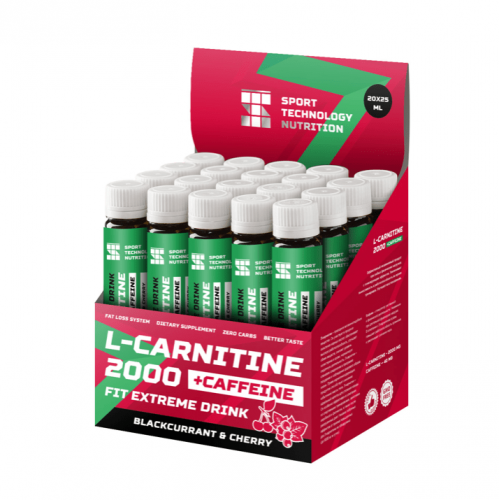 Концентрированный Л-карнитин 2000+Коффеин (25 мл) STN (20 шт в уп)