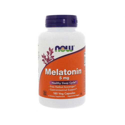 Мелатонин Melatonin 5 мг (180 кап) NOW