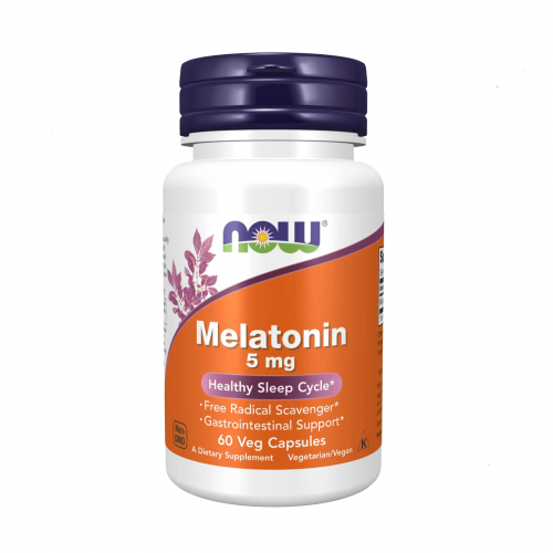 Мелатонин Melatonin 5 мг (60 кап) NOW
