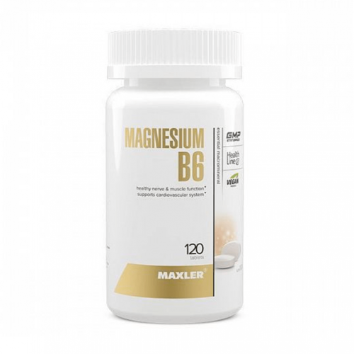 Минерально-витаминный комплекс Magnesium B6 (120 таб) Maxler