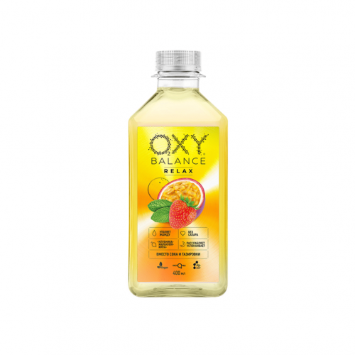 Напиток негазированный Oxy Balance RELAX (400 мл) (9 шт в уп)