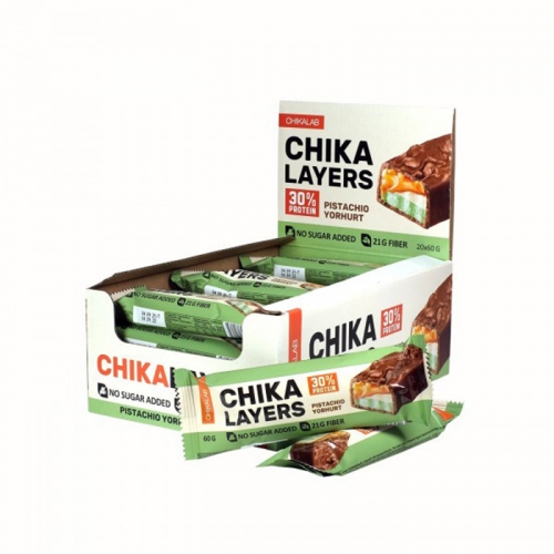 Протеиновый батончик Chika Layers (60 г) Chikalab (20 шт в уп)
