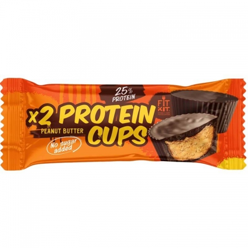 Протеиновый батончик Protein CUPS (70 г) Fit Kit (8 шт в уп)