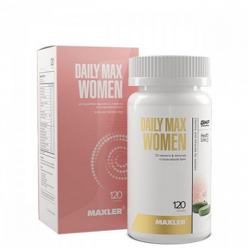 Витамины Daily Max Women (120 таб) Maxler