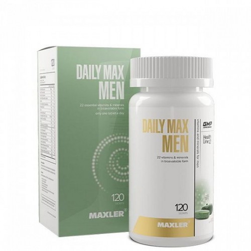 Витамины Daily Max Men (120 таб) Maxler