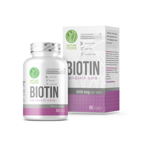 Biotin 5000 mg (60 таб) Nature Foods