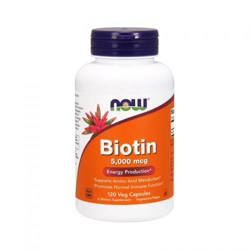 Biotin 5000 mсg NOW (120 капсул)