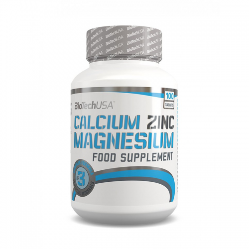 Минерально-витаминный комплекс Calcium Zink Magnesium Biotech USA (100 таблеток)