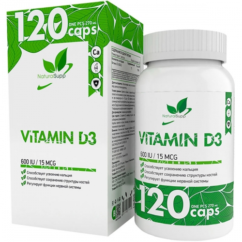 Vitamin D3 600IU (120 caps) Nature Supp