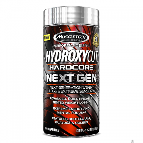 Жиросжигатель Hydroxycut Hardcore Next Gen Muscletech (100 капсул)
