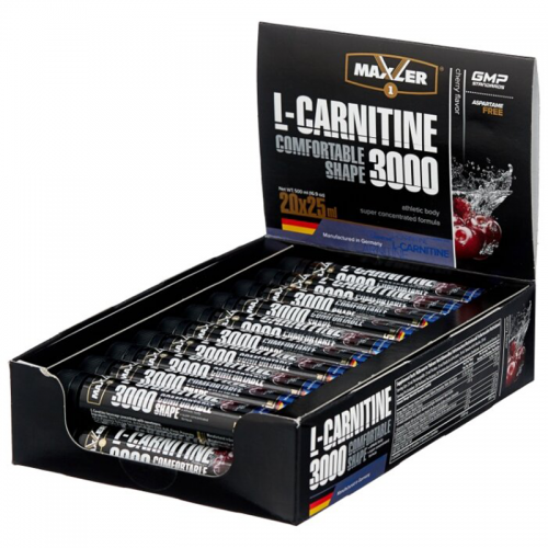 L-карнитин Maxler L-Carnitine 3000 (1 ампула, 25 мл)