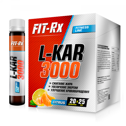 L-карнитин L-kar 3000 Fit-Rx (1 ампула, 25 мл)