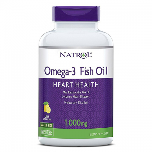 Omega-3 Fish Oil (Фиш Ойл) Natrol (1000 мг, 150 капсул)