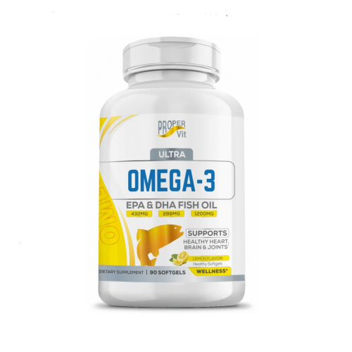 Omega 3 Ultra 1200 мг Lemon flavour (90 кап) Proper Vit
