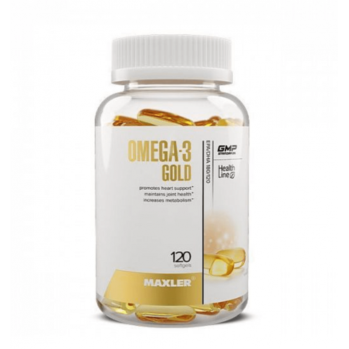 Omega-3 Gold (120 капсул) Maxler