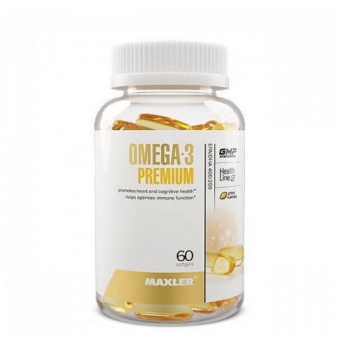 Omega-3 Premium (60 капсул) Maxler
