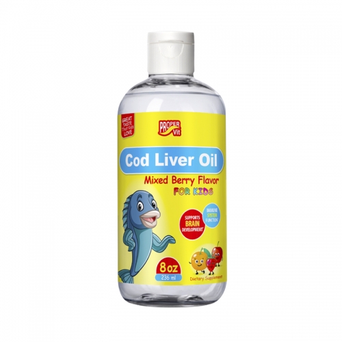 Vit for Kids Cod Liver Oil Mixed Berry Flavor (236ml) Proper Vit