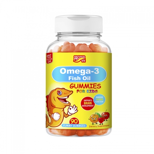 Vit for Kids Omega 3 Fish Oil (90 Yummy Gummies) Proper Vit