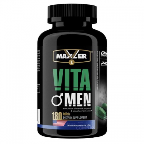 Мультивитамины для мужчин VitaMen Maxler (180 таблеток)