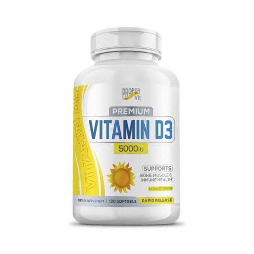 Vitamin D3 5000 IU+Vitamin K2 (120 кап) Proper Vit