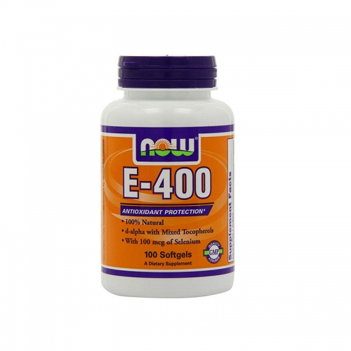 Витамин E-400 NOW 100 мягких капсул