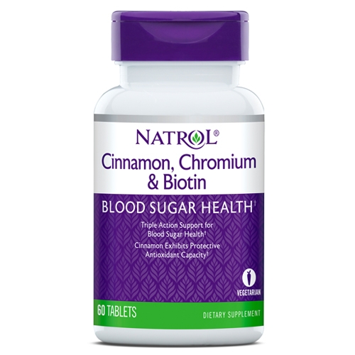 Cinnamon & Biotin & Chrome (60 таб) Natrol