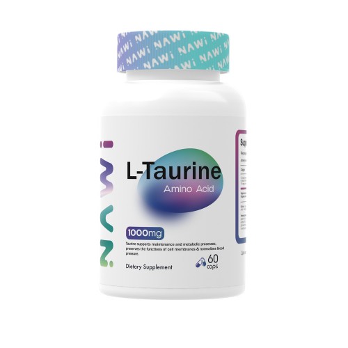 Аминокислота L-Taurine 1000 mg (60 кап) NAWI