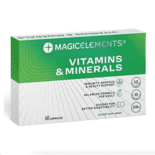 Витаминный комплекс VITAMINS & MINERALS (60 кап) Magic Element