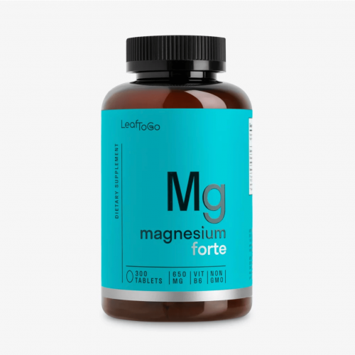 Цитрат Магния Magnesium Citrate 650 мг+В6 (300 кап) Leaf To Go
