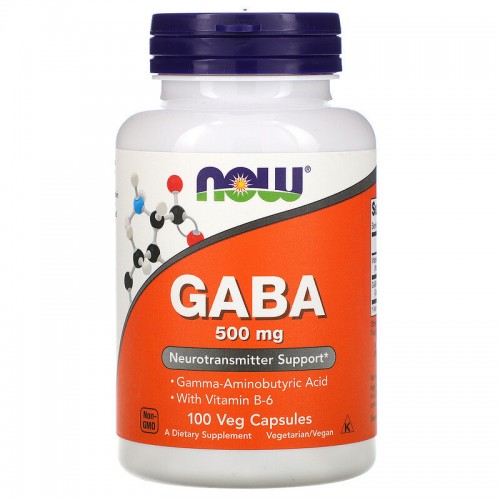 GABA 500 мг (100 капс) NOW