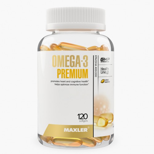 Omega-3 Premium (120 кап) Maxler
