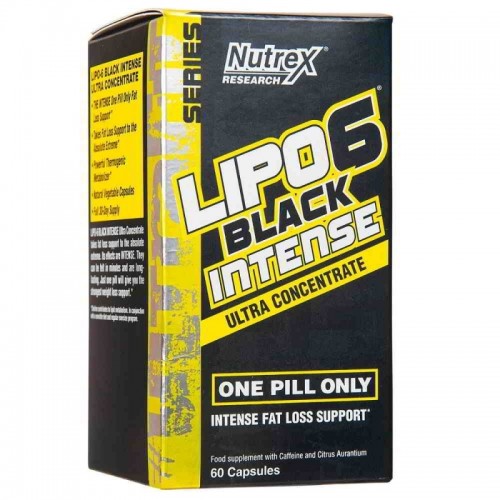 Жиросжигатель Lipo-6 Black ULTRA Concentrate Intense (60 кап) Nutrex