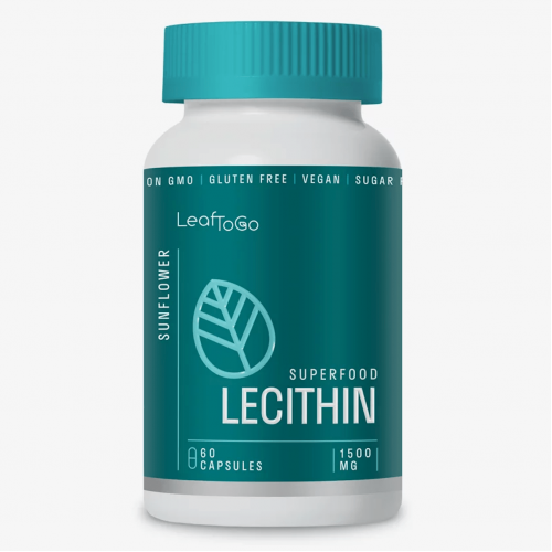 Лецитин подсолнечный Lecithine (60 кап) Leaf To Go