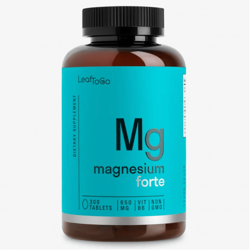 Магний с Витамином В6 Magnesium+B6 (300 кап) Leaf To Go