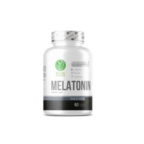 Melatonin 5mg (60 caps) Nature Foods
