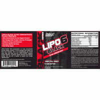 Жиросжигатель Lipo-6 Black ULTRA CON Nutrex (60 капсул)