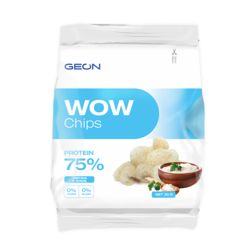 Протеиновые чипсы WOW (30 г) Geon