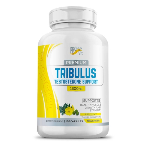 Тестобустер Tribulus Testosterone Support 1300 мг (180 кап) Proper Vit