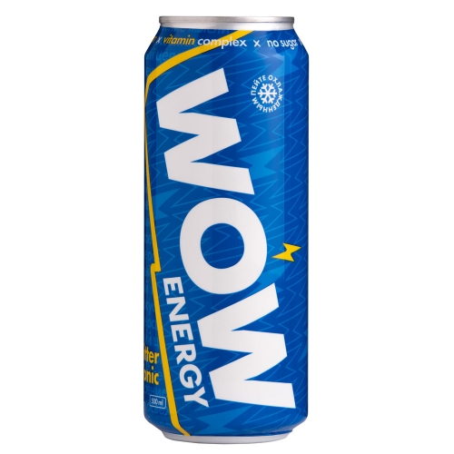 Тонизирующий напиток Energy drinks (500 мл) WOW (12 шт в уп)